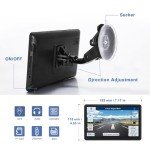 GPS Navigator for Car, Latest 2025 Map 7 inch Touch Screen Car GPS 256-16GB, Voice Turn Direction Guidance, Support Speed and Red Light Warning, North America Lifetime map Free Update（Blue）