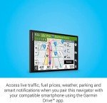 Garmin DriveSmart 86 8-inch Bright Crip Glass Screen Car GPS Navigator (010-02471-00) (Renewed)