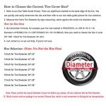 Moonet Spare Tire Cover for RV Trailer,Waterproof PVC Faux Leather Wheel Cover with American Flag Fit for Truck,Trailer,RV,SUV,Camper and Most Vehicle (Black-Grey, for Tire Diameter 30"-32")