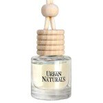 Urban Naturals Car Air Freshener Diffuser 1 Pack - Ocean Mist & Sea Salt Scent, 45+ Days Long Lasting Fragrance, Made in USA, Glass & Wood, Hanging Design + Vent Cip, Easy to Use