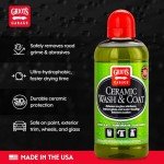 Griot's Garage Ceramic Wash and Coat for All Car Exterior Surfaces, Lubricant Rich, Provides Durable Car Paint Protection, 10885, 48oz