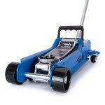 TONDA Low Profile Car Jack, 2.5 Ton (5,000 lb) Hydraulic Trolley Floor Jack for Garage, Home, Shop, Lifting Range 3.35" to 14.57", Blue