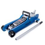 TONDA Low Profile Car Jack, 2.5 Ton (5,000 lb) Hydraulic Trolley Floor Jack for Garage, Home, Shop, Lifting Range 3.35" to 14.57", Blue