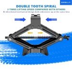 GAOLLY Scissor Jack - 2 Ton (4409 lbs) Car Emergency Kit with Lug Wrench, Tire Changing Kit for Sedan, Coupe, SUV, MPV