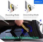 GAOLLY Scissor Jack - 2 Ton (4409 lbs) Car Emergency Kit with Lug Wrench, Tire Changing Kit for Sedan, Coupe, SUV, MPV