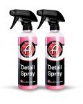 Adam's Polishes Detail Spray 2-Pack - Quick Waterless Car Detailer | Polisher Clay Bar & Car Wax Booster | Adds Shine & Gloss Depth