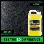 3D Upholstery & Carpet Shampoo - High Foam Stain Remover & Odor Eliminator Shampoo 1 Gallon