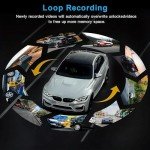 NLIEOPDA Dash Camera Front and Inside, 3.16inch Dash Cam 1080P, G Sensor HD Night Vision Loop Recording Wide Angle Car DVR (1)