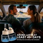Car Air Freshener Hanging 2 Pack Air Fresheners Diffuser - Mahogany Teakwood Fragrance Oil Air Diffuser for Car, 45+ days Long Lasting Fragrance, Two 0.27 FL OZ/8ML Made in USA