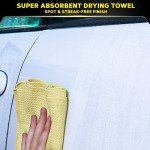 Meguiar's Water Magnet Microfiber Drying Towel, Premium Car Wash Microfiber Towel That’s Super Plush, Water Absorbent & Scratch-Free Big Microfiber Towels for Cars, 1 Pack