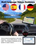 OHREX GPS Navigator for Car, Truck GPS Commercial Drivers 2025, Trucker GPS of Semi Turck, Lifetime Free Maps Updates, with 7 inch Touch Screen, Spoken Driver Alerts