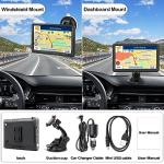 OHREX GPS Navigator for Car, Truck GPS Commercial Drivers 2025, Trucker GPS of Semi Turck, Lifetime Free Maps Updates, with 7 inch Touch Screen, Spoken Driver Alerts