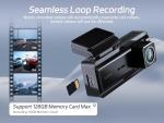 VYCOL Dash Cam 2.5K WiFi, Dash Camera for Cars with 32GB Card, Mini Dashcam Car Camera, Night Vision,Voice Control, 24H Parking Mode, WDR, Loop Recording, G-Sensor, Support 128GB Max