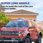 Wontolf 62'' Car Wash Brush with Long Handle Chenille Microfiber Car Wash Mop Mitt Kit Scratch-Free Car Cleaning Brush Kit Car Care Kits with Replacement Head Supplies for Cars RV Truck Boat