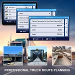 Aonerex GPS Navigation for Car Truck Navigator Latest Maps 7 Inch Touch Screen Vehicle GPS Commercial Trucker Navigation Voice Speeding Warning Free Lifetime Update of World Maps