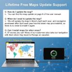 Aonerex GPS Navigation for Car Truck Navigator Latest Maps 7 Inch Touch Screen Vehicle GPS Commercial Trucker Navigation Voice Speeding Warning Free Lifetime Update of World Maps