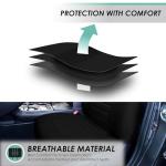 FH Group Car Seat Covers Front Set Premium 3D Air Mesh - Low Back Car Seats with Removable Headrest,Universal Fit,Automotive Seat Cover,Airbag Compatible Car Seat Cover for SUV,Sedan,Van Black