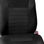 FH Group Car Seat Covers Front Set Premium 3D Air Mesh - Low Back Car Seats with Removable Headrest,Universal Fit,Automotive Seat Cover,Airbag Compatible Car Seat Cover for SUV,Sedan,Van Black