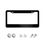 Custom License Plate Frames, Personalized License Plate Frames with Text Logo Image,Customized Aluminum Metal Car Tag Holder Funny Gifts for Women Men, 2 Holes