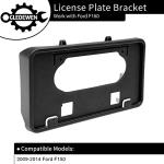 License Plate Bracket, Front License Plate Holder, Compatible with 2009-2014 Ford F150, License Plate Mount, License Plates Frame, Licenses Plate Bumper Pad | Replaces# 9L3Z-17A385-A, FO1068134