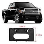License Plate Bracket, Front License Plate Holder, Compatible with 2009-2014 Ford F150, License Plate Mount, License Plates Frame, Licenses Plate Bumper Pad | Replaces# 9L3Z-17A385-A, FO1068134