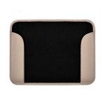 BDK carXS Fresh Two-Tone Carpet Floor Mats, Tribal Tattoo Design with Vinyl Trim for Car Sedan Truck SUV, Front & Rear Set of 4, Beige