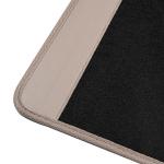 BDK carXS Fresh Two-Tone Carpet Floor Mats, Tribal Tattoo Design with Vinyl Trim for Car Sedan Truck SUV, Front & Rear Set of 4, Beige