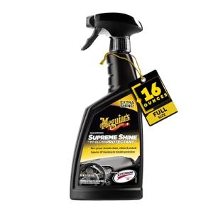 Meguiar's G4016 Supreme Shine Protectant, 16 Oz, Car Interior Cleaner/Protectant for UV Rays Helps Prevent Fading, Cracking, and Aging, Spray Bottle for Spray-on Application and Easy Removal