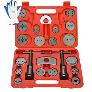 8MILELAKE Disc Brake Caliper Compressor Wind Back Tool 24pc Professional Caliper Tool Set