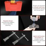 8MILELAKE Disc Brake Caliper Compressor Wind Back Tool 24pc Professional Caliper Tool Set