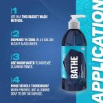 Gyeon Bathe Ceramic‑Coating Safe Car Wash Shampoo Highly Lubricated Foam Wash Soap for Paint Sealant and Coating Maintenance Professional Scratch Reduction Shine Enhancement