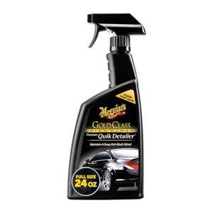 Meguiar's Gold Class High Gloss Premium Quik Detailer, High Lubricity Automotive Quick Detailer Spray that Preserves Wax and Leaves a Deep Dark Shine, 24 Oz Spray Bottle