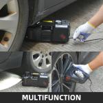 Electric Car Jack kit 5 Ton 12V Electric Floor Jack Lift for Vehicle, Electric Hydraulic Jack Auto Repair Tool Set with Built-in Inflator and Impact Wrench for SUV Sedan Truck Tire Change