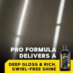 Meguiar's M205 Mirror Glaze Ultra Finishing Polish, Easy-to-Use Formula for Impeccable Shine, Multiple Ways to Apply Mirror Glaze, Removes Defects and Swirls for a High Gloss, 8 Oz Container