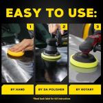 Meguiar's M205 Mirror Glaze Ultra Finishing Polish, Easy-to-Use Formula for Impeccable Shine, Multiple Ways to Apply Mirror Glaze, Removes Defects and Swirls for a High Gloss, 8 Oz Container