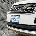 2PCS Matte Black License Plate Frames, 2 Holes Solid Rust-Proof Stainless Steel License Plate Holder, Lengnoyp Universal Car License Plate Cover for Women and Man with Screws Accessories