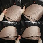 Auto Newer Breathable Universal Four Seasons Car Seat Covers，Luxury Car Seat Cushion ，Protectors for Front Seat Bottoms,Compatible with 95% Vehicles， Fit for Cars Truck SUV (Gold Beige,1PCS)