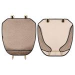 Auto Newer Breathable Universal Four Seasons Car Seat Covers，Luxury Car Seat Cushion ，Protectors for Front Seat Bottoms,Compatible with 95% Vehicles， Fit for Cars Truck SUV (Gold Beige,1PCS)
