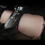 Auto Newer Breathable Universal Four Seasons Car Seat Covers，Luxury Car Seat Cushion ，Protectors for Front Seat Bottoms,Compatible with 95% Vehicles， Fit for Cars Truck SUV (Gold Beige,1PCS)