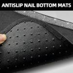 NBTEPEM Bling Car Floor Mats Full Set, Universal Fit Most Cars,SUV, Trucks, 4 pcs Sparkle Glitter Diamond Carpet for Women Girls with Anti-Slip Pad (Silver Diamond)