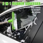 62'' Car Wash Brush with Long Handle Car Wash Mop Mitt Chenille Car Cleaning Kits Windshield Window Squeegee Car Duster Microfiber Towel Gloves for Cars RV SUV Truck 11PCS
