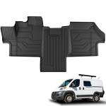 KARPAL Floor Mats for Ram Promaster 2018-2025 1500/2500/3500 (Not Fit for EV & Ram Promaster City), TPE All-Weather Floor Liners Front Row Car Mats, Ram Accessories