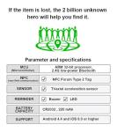 GPS Tracker for Vehicles - Car Tracker Device Hidden for Vehicles, Real-Time Mini Tracker Device for Vehicles, No Monthly Fee Subscription No SIM Card Required(Available for Android and iOS) (Black)