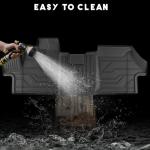 KARPAL Floor Mats for Ram Promaster 2018-2025 1500/2500/3500 (Not Fit for EV & Ram Promaster City), TPE All-Weather Floor Liners Front Row Car Mats, Ram Accessories