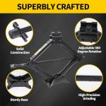 KOERZORE Scissor Lift Jack, 4400 lbs Capacity, Heavy Duty Car Jack for SUV, Sedan, Coupe, Emergency Tire Changes