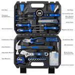 Prostormer 160-Piece Home Repair Tool Set, General Household Hand Tool Kit with Toolbox Storage Case for House, Garage, College Dorm and Office (Blue)