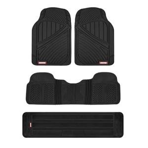 Motor Trend Odorless Rubber Floor Mats for Cars