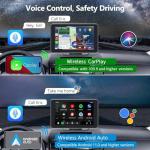 Wireless Car Stereo with Apple CarPlay & Android Auto