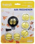FRAIRSH Car Air Fresheners Vent Clips 6 ct, Fall Scent, Long Lasting Up to 180 Days, Car Odor Eliminator
