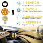 FRAIRSH Car Air Fresheners Vent Clips 6 ct, Fall Scent, Long Lasting Up to 180 Days, Car Odor Eliminator